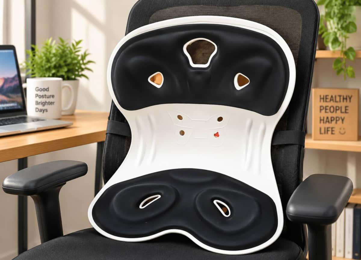 Orthopedic lumbar pillow ergonomic support - Tenderyard