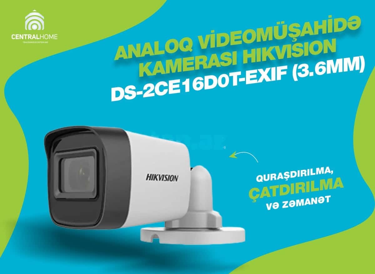 Video surveillance camera Hikvision DS-2CE16D0T-IT5 3.6mm - Tenderyard