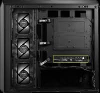 Kompüter korpusu MSI MAG PANO M100R PZ Black — şəkil 4