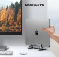 Noutbuk stendi Ugreen LP258 vertical holder — şəkil 2