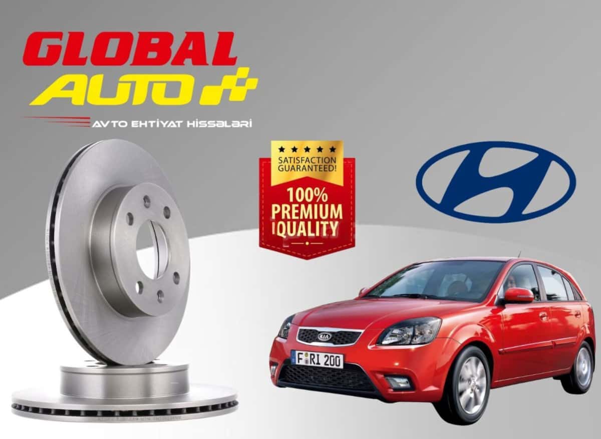 Brake disc Kia Rio 2005-2011 - Tenderyard