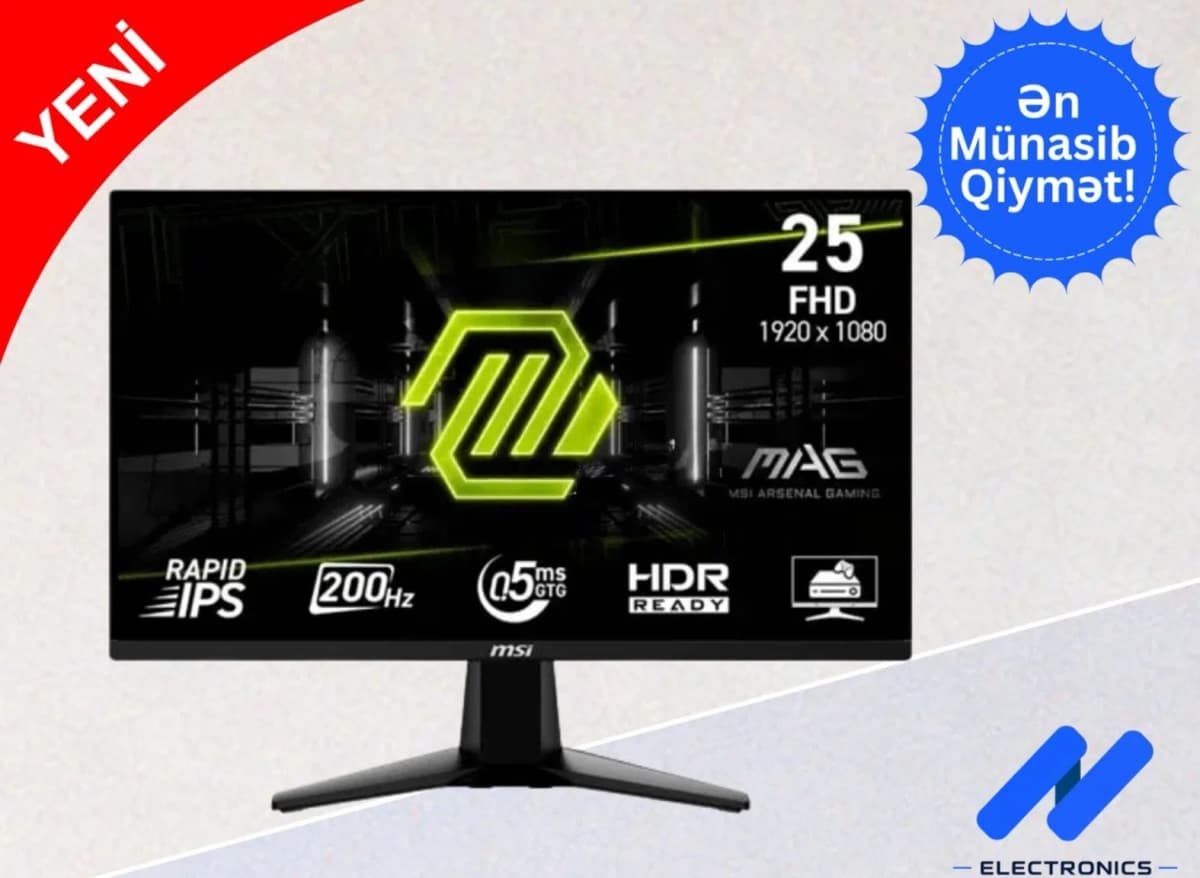 Monitor MSI MAG 255F E20 24.5" 200Hz
