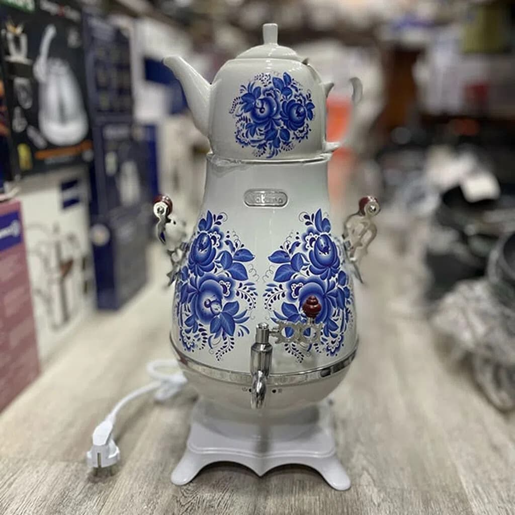 Samovar Paslanmayan polad material