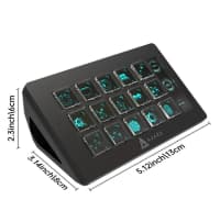 Stream deck Ajazz AKP153E Black 15 düyməli — şəkil 4