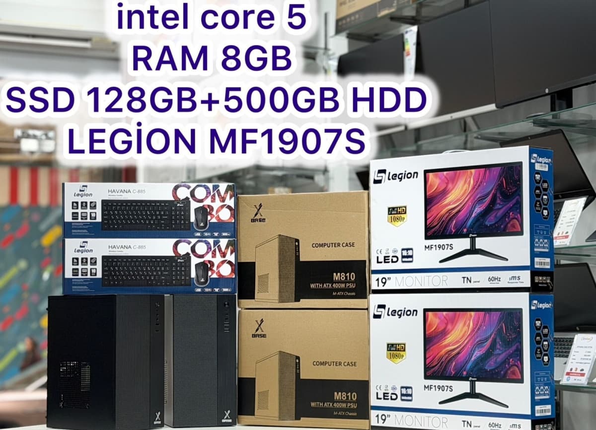 Xbase Legion Masaüstü Kompüter Dəsti (i5, 8GB RAM)