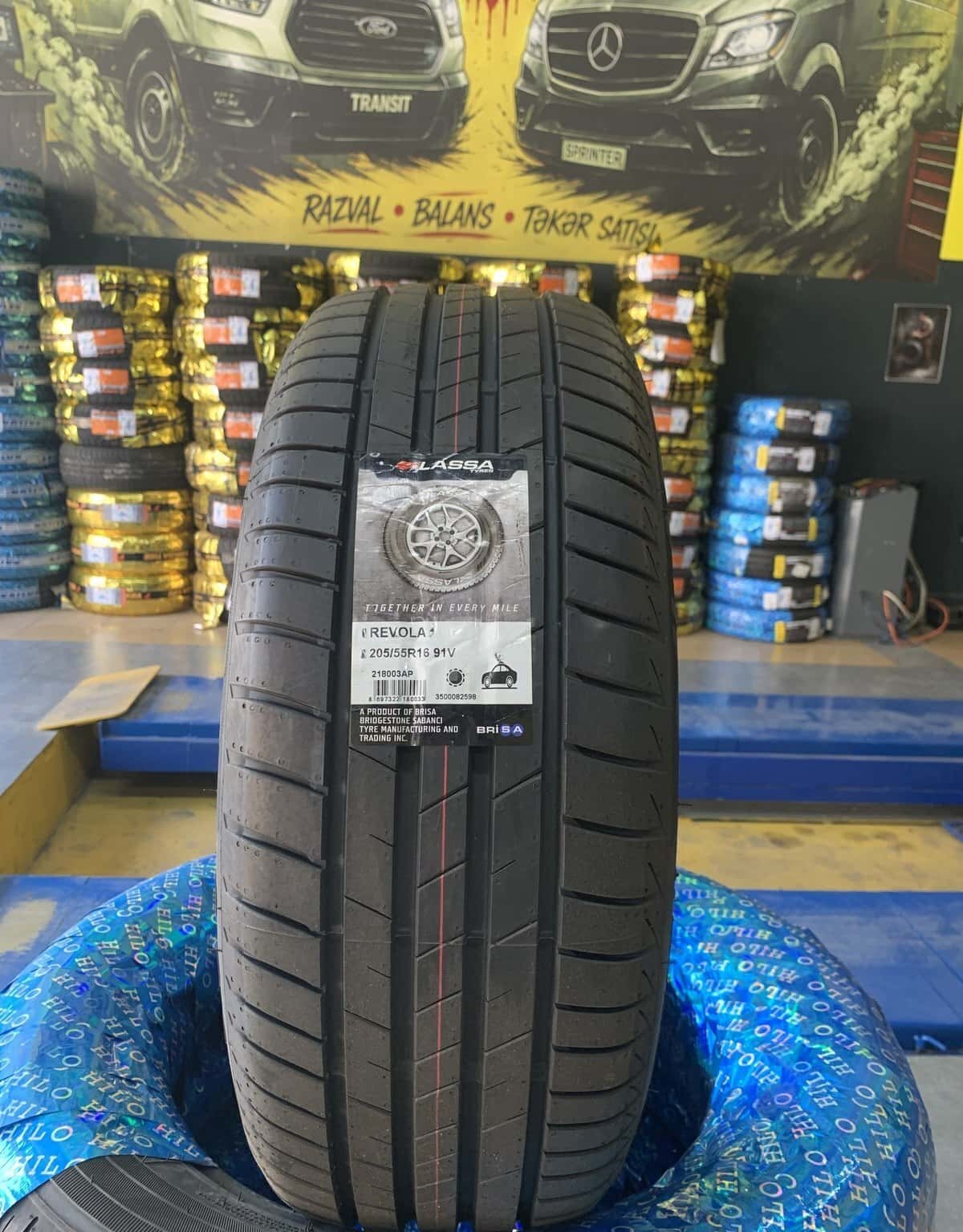 Avtomobil şini Lassa Revola 205/55 R16 - Tenderyard