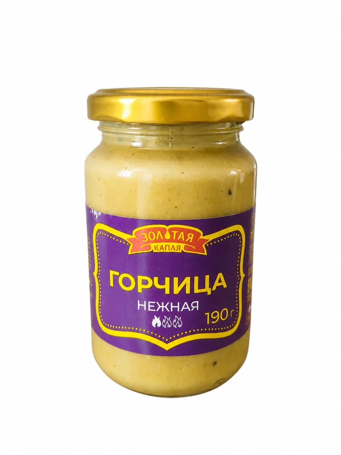 Золотая Капля Yumşaq Xardal, 190 ml