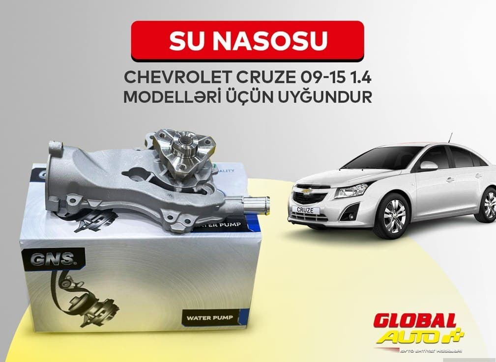 Su pompası Chevrolet Cruze 2009-2015 1.4T