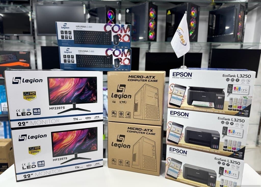 Legion Masaüstü Kompüter və Epson L3250 Printer Dəsti