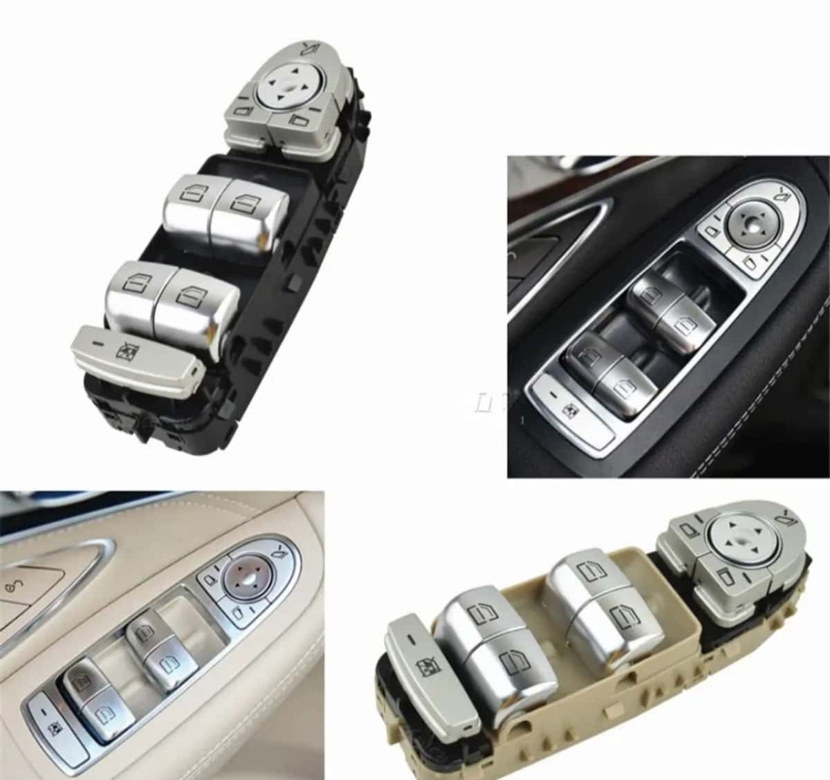 Window switch control panel for Mercedes-Benz C-Class W205 GLC - Tenderyard