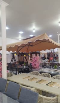 Bağ çətiri Kvadrat, Qırmızı rəng — şəkil 1