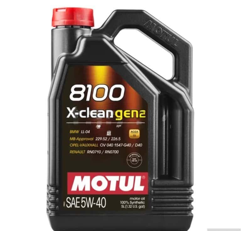Motul 8100 X-Clean Gen2 5W40 5L Mühərrik Yağı - Tenderyard