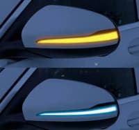 Güzgü led işıqları Mercedes W205, GLC, W222 — şəkil 1
