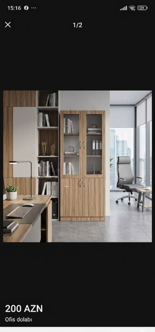 Ofis dolabı Stellaj, Qarışıq rəng