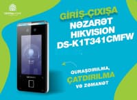 Girişə nəzarət paneli Hikvision DS-K1T341CMFW — şəkil 1