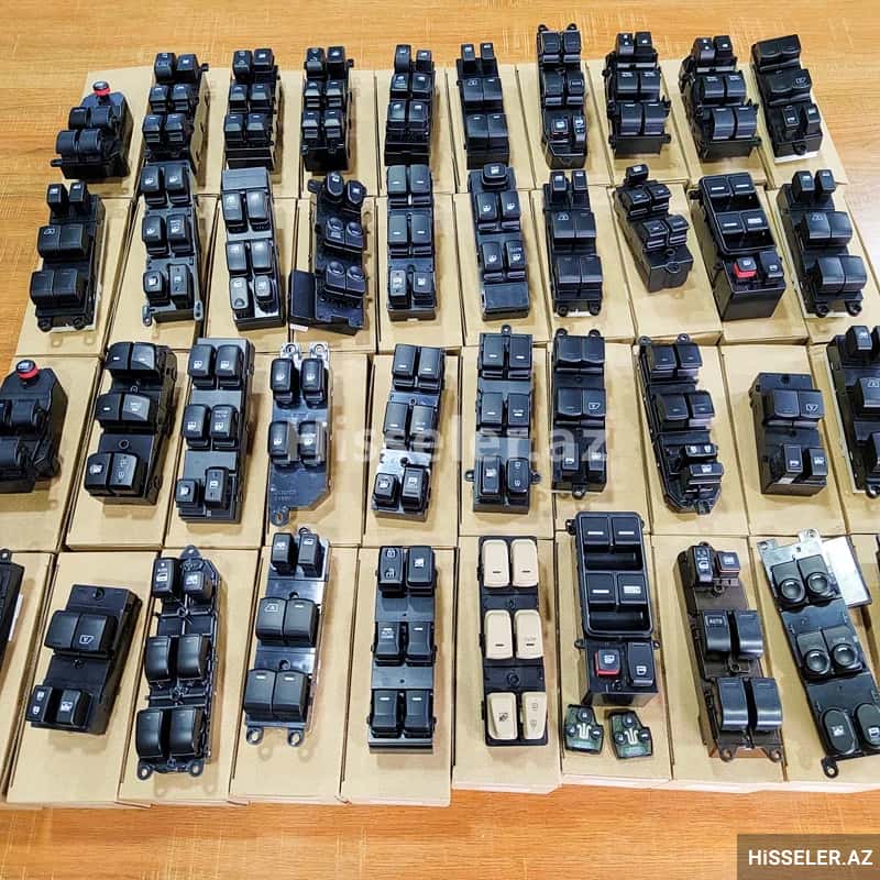Window regulator switch assembly and buttons (for all cars) - Tenderyard