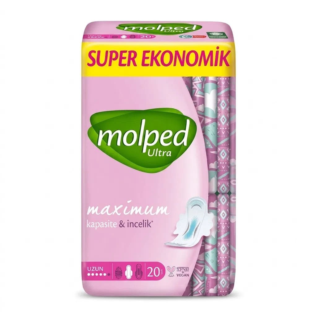 Molped Ultra Gecə Gigiyenik Bezləri, 20 ədəd