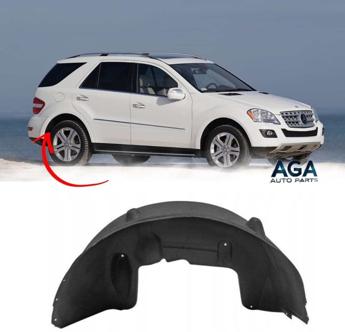 Qanadaltı padkrelnik Mercedes ML W164 və GL 164