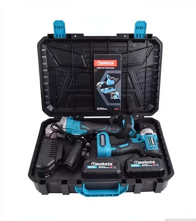 Makota Cordless Angle Grinder and Impact Wrench Set - Tenderyard