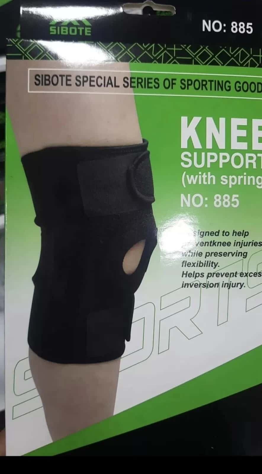 Sibote 885 Knee Support with Spring Stabilizers - Tenderyard