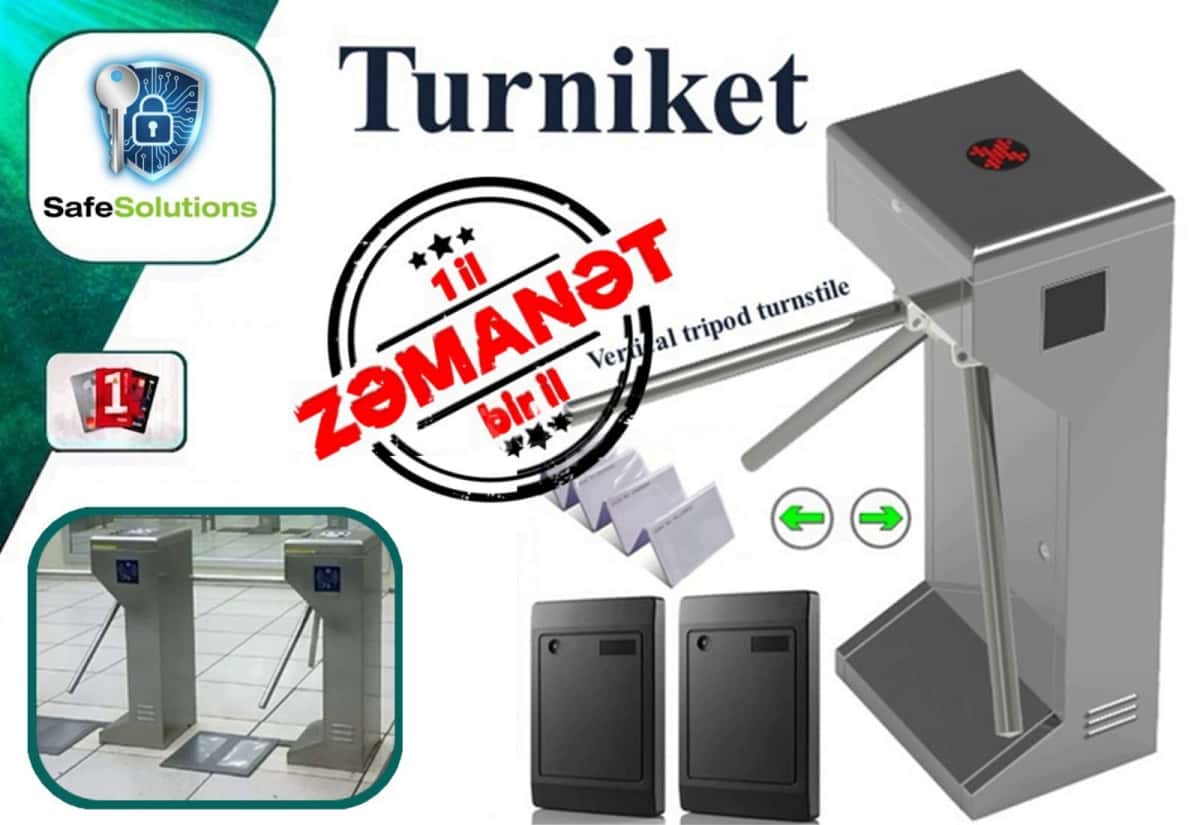 U1000 Tripod Turnstile System - Tenderyard