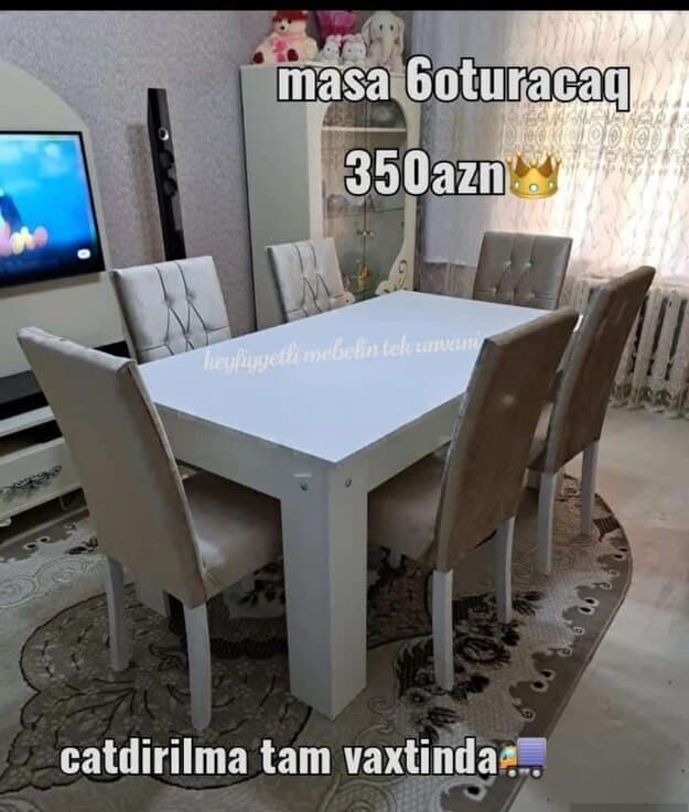 Masa-stul dəsti, Qarışıq rəng