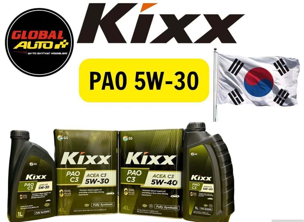 Mühərrik yağı Kixx PAO C3 5W-30 - Tenderyard