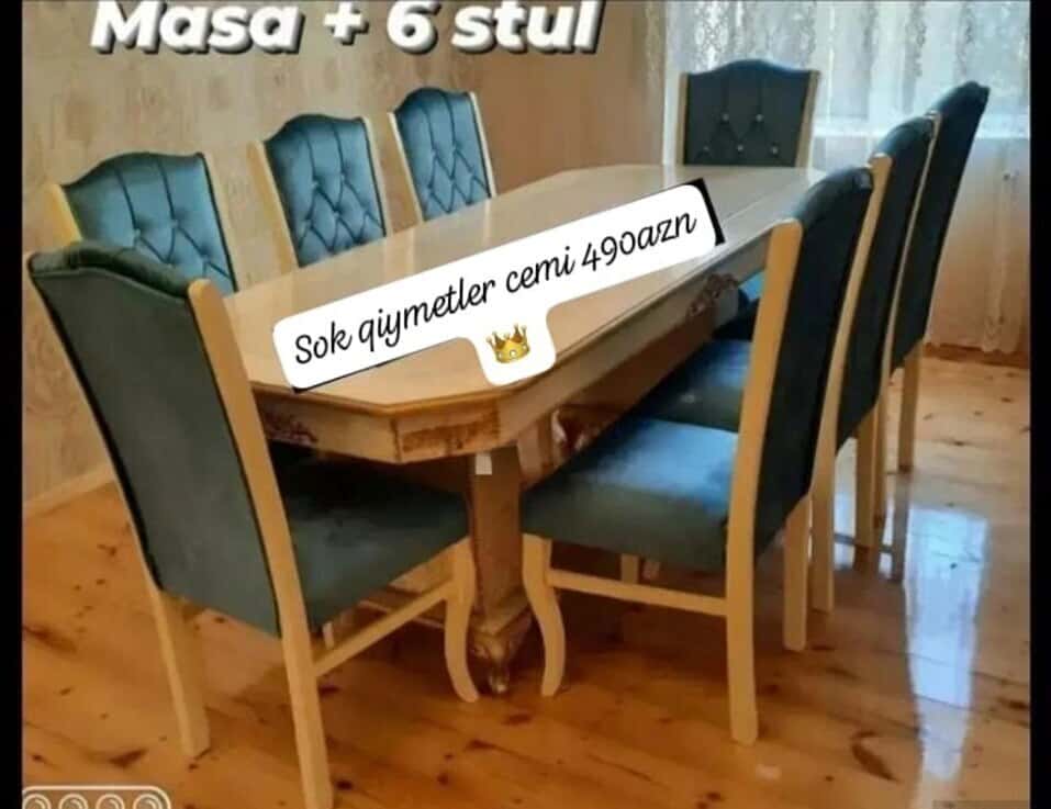 Masa-stul dəsti, Qarışıq rəng - Tenderyard