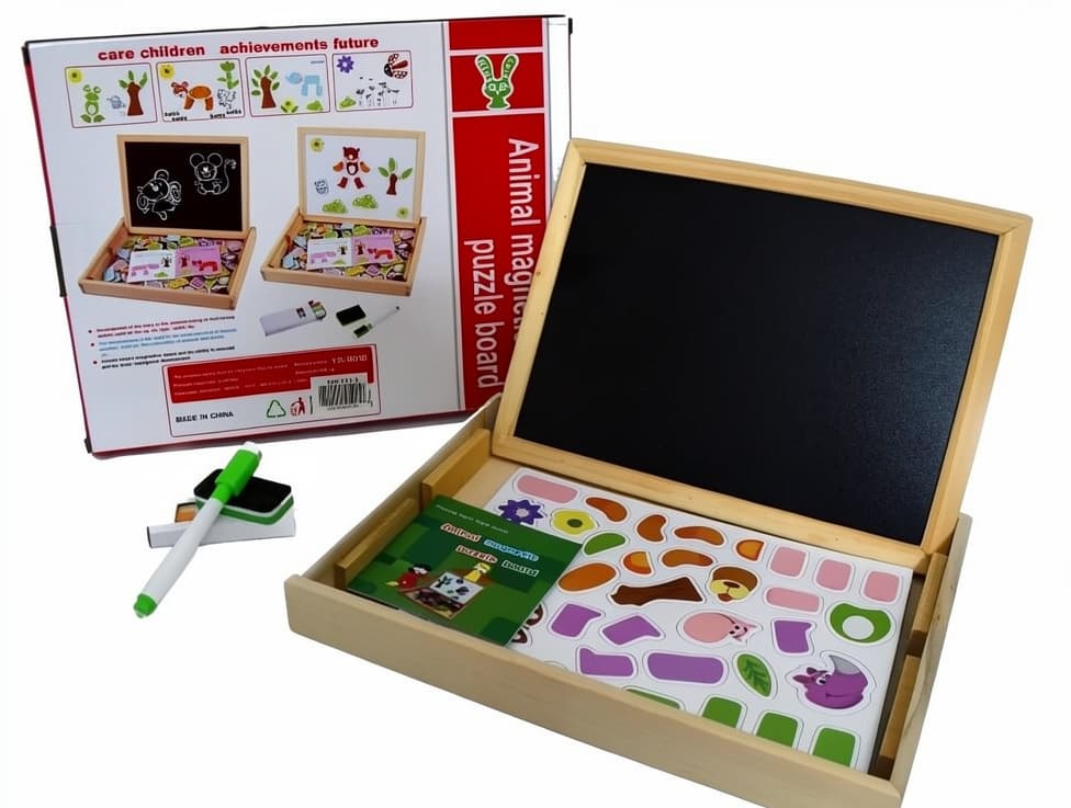 Taxta Maqnitli Puzzle və Yazı Lövhəsi