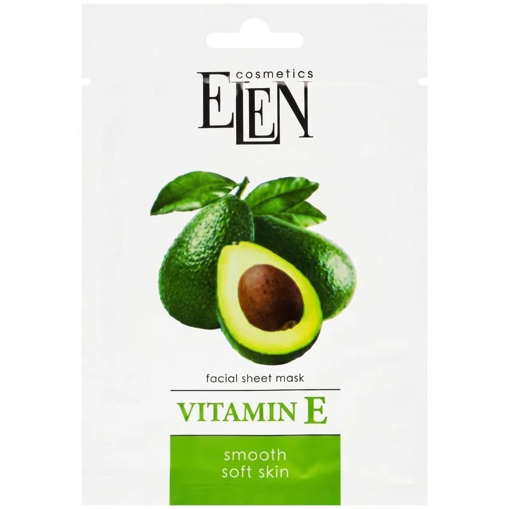 Elen Cosmetics White Vitamin E Parça Üz Maskası