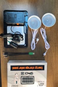 Günəş Panelli İşıqlandırma və Powerbank Dəsti — şəkil 3