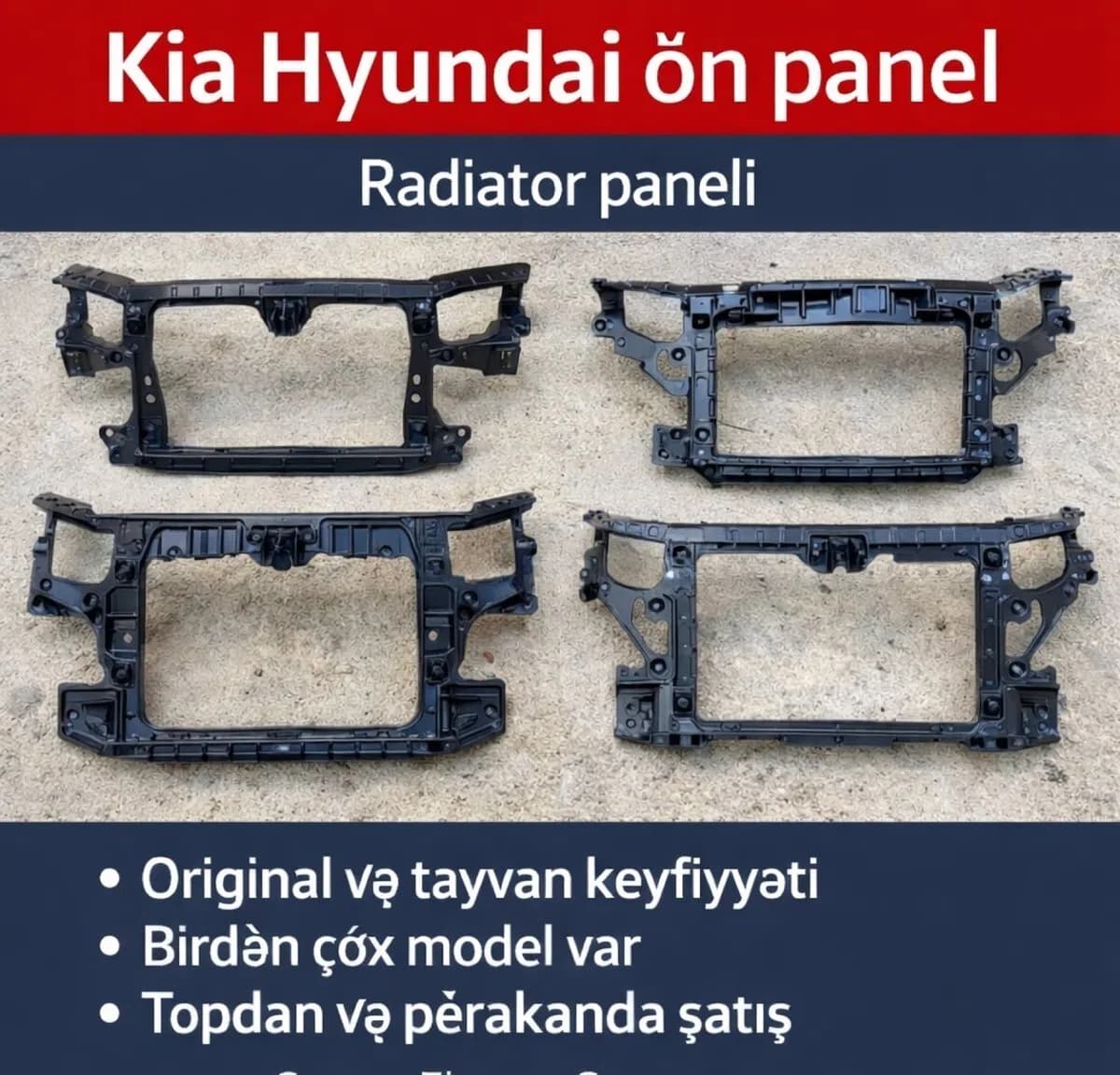 Ön panel Hyundai və Kia modelləri üçün