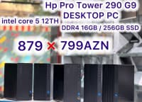 HP Pro Tower 290 G9 i5-12400 16GB RAM 240GB SSD — şəkil 1