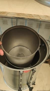 Samovar Paslanmayan polad material — şəkil 6