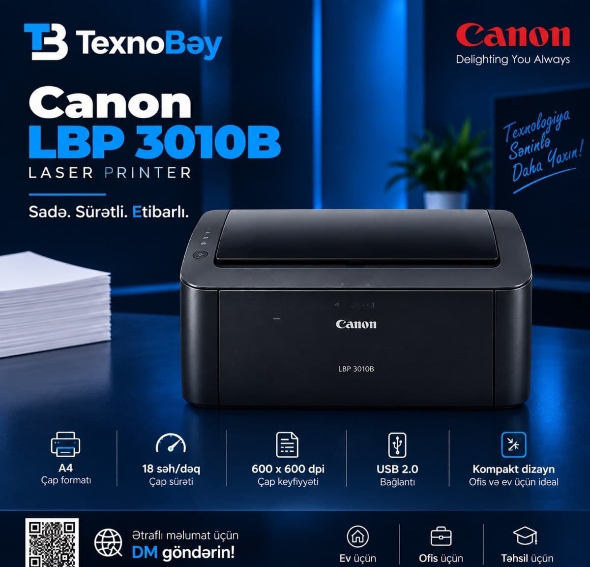 Printer Canon i-SENSYS LBP3010B
