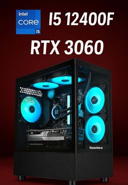 Desktop computer Gaming PC Intel Core i5-12400F RTX 3060 - Tenderyard