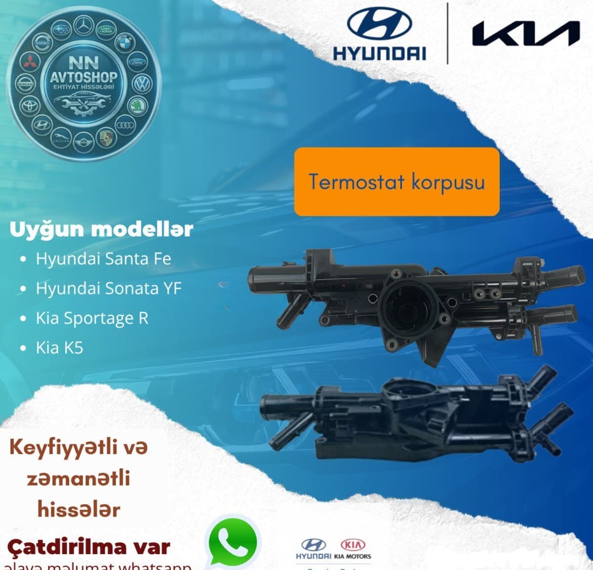 Termostat korpusu Hyundai Sonata 2.0