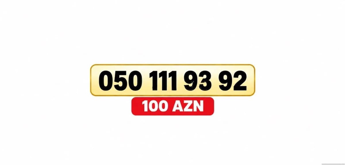 Azercell nömrə 050 111-93-92