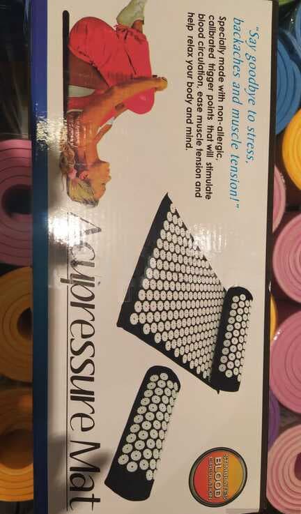Akupressura matı və yastıq dəsti 65x40 sm