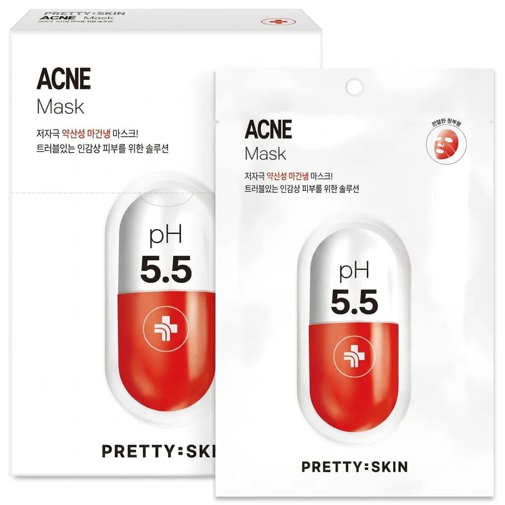 PrettySkin Acne Sızanağa Qarşı Parça Üz Maskası 25 ml