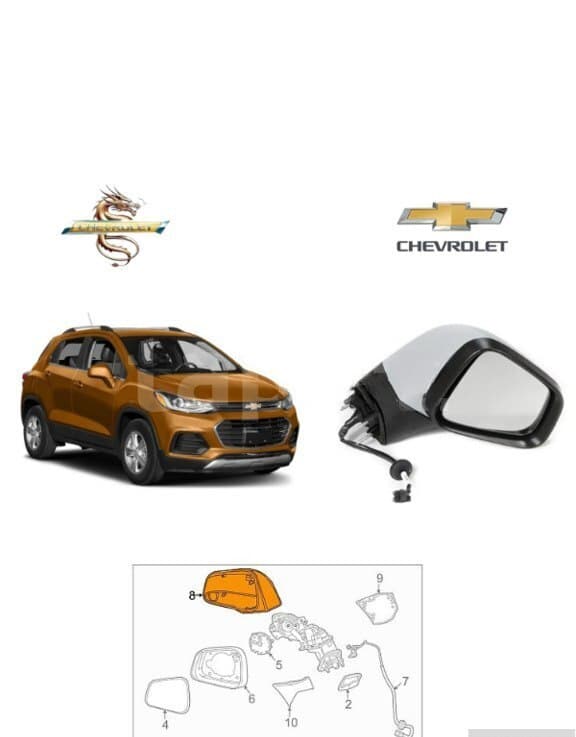 Güzgü zbor Chevrolet Trax 2017