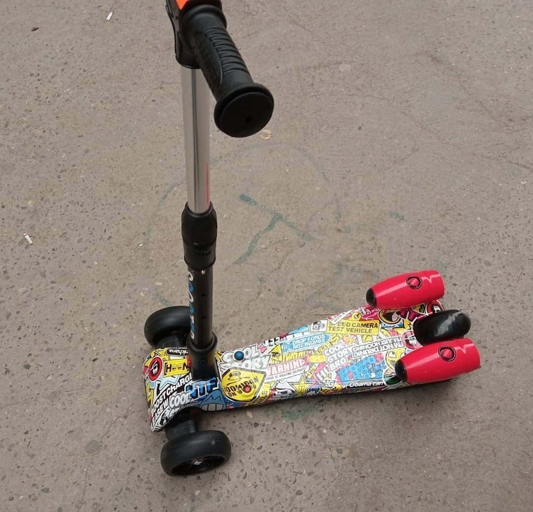 Unisex kids' scooter, Electric scooter, Mixed color - Tenderyard