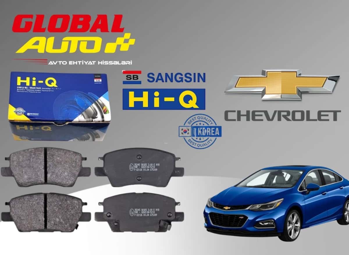 Brake pads for Chevrolet Cruze 2015–2024 - Tenderyard