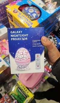 Galaxy Yumurta Formalı Gecə İşığı Proyektoru — şəkil 2