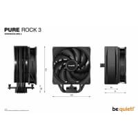 CPU kuler Be Quiet Pure Rock 3 Black BK039 — şəkil 7
