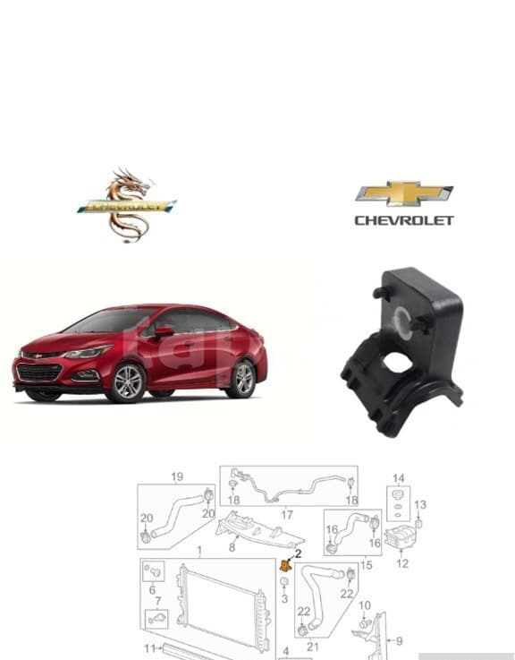 Radiator altı sancaq Chevrolet Cruze 2017