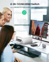KVM sviç Ugreen 4 in 1 out HDMI 2.0 — şəkil 3