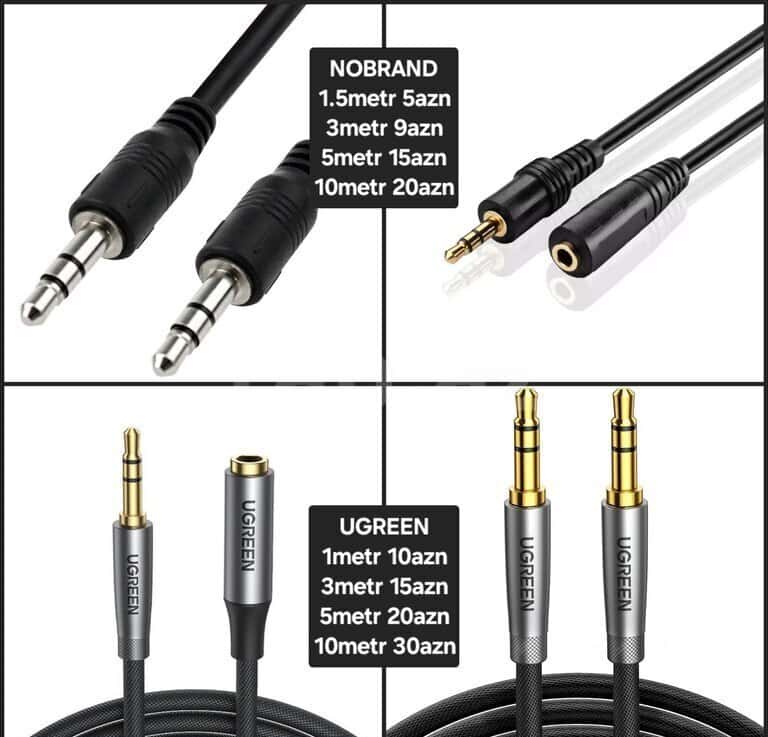 Black data cable, AUX - Tenderyard
