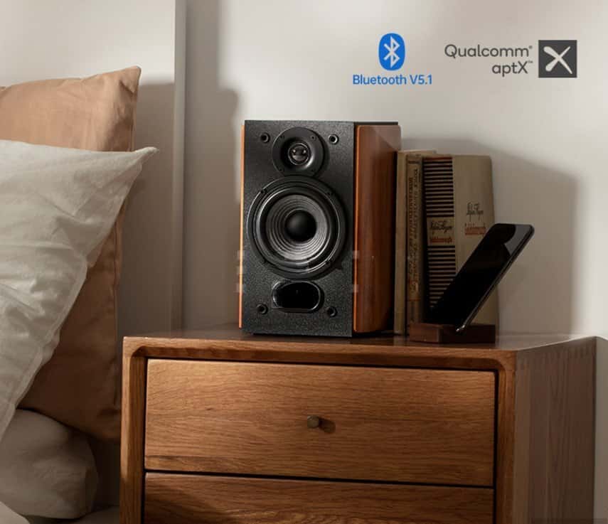 Dinamik Edifier R1380DB Bookshelf Speakers Brown - Tenderyard