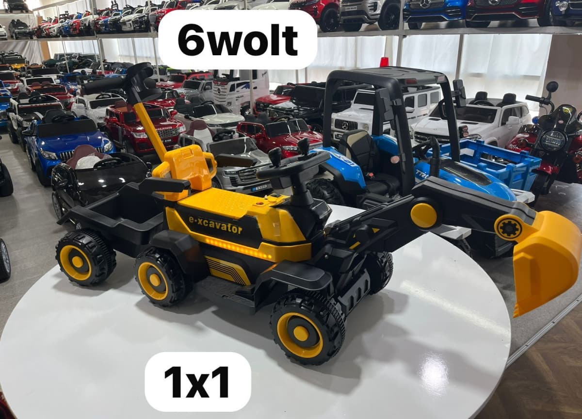 Uşaq elektro ekskavatoru traktor